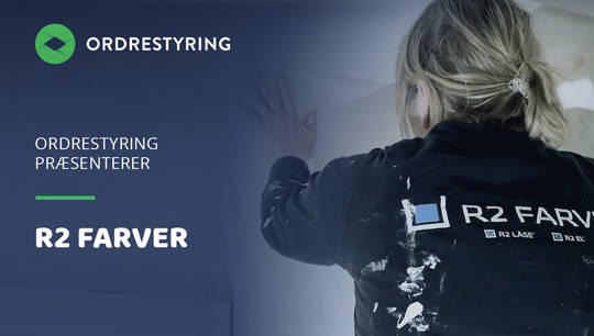 Ordrestyring.dk: R2 Farver - Hvordan bruger et malerfirma Ordrestyring | Timesagsstyring