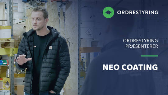 Neo Coating holder styr på forretningen med Ordrestyring.dk